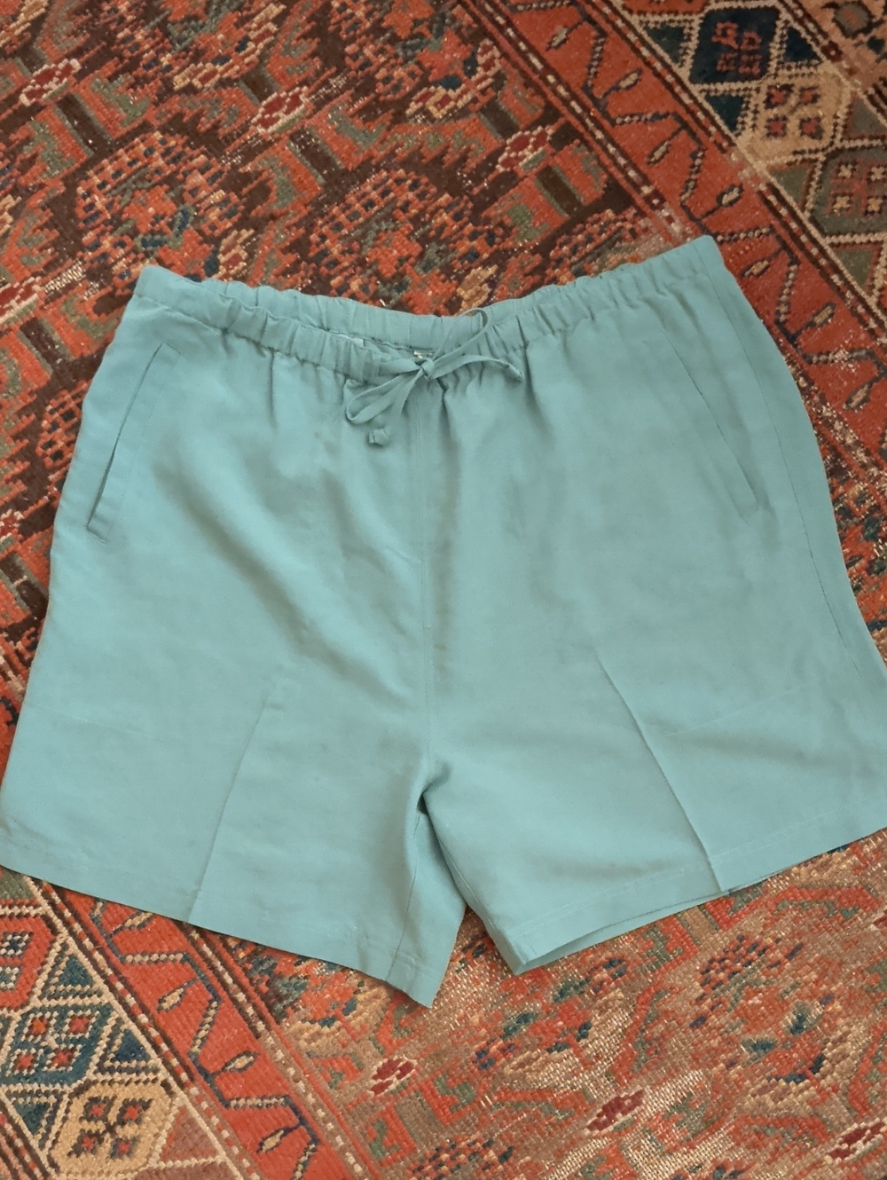 Tommy Bahama Light Aqua Draw String Bermuda Shorts